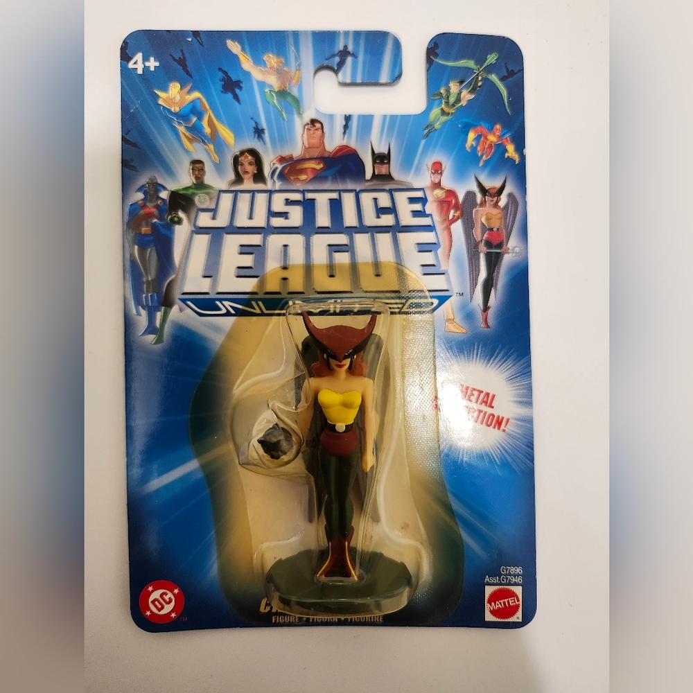 Mattel Justice League HawkGirl Unlimited Metal  Action Figure - 2004 Collection